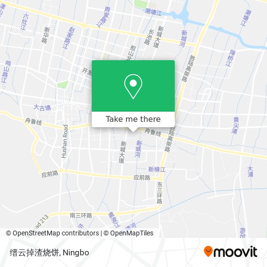 缙云掉渣烧饼 map