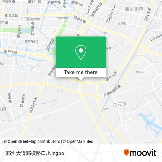 鄞州大道鄞横路口 map