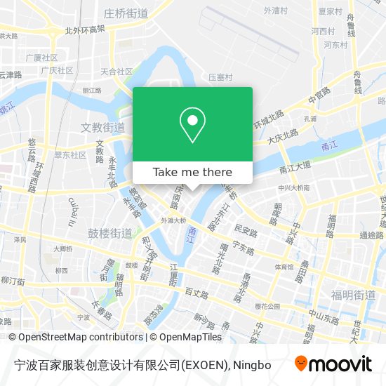 宁波百家服装创意设计有限公司(EXOEN) map