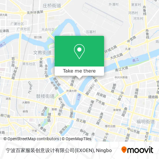 宁波百家服装创意设计有限公司(EXOEN) map