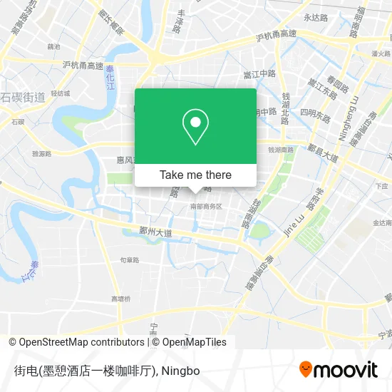 街电(墨憩酒店一楼咖啡厅) map