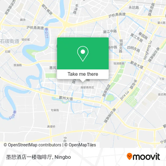 墨憩酒店一楼咖啡厅 map