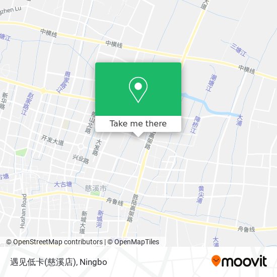 遇见低卡(慈溪店) map