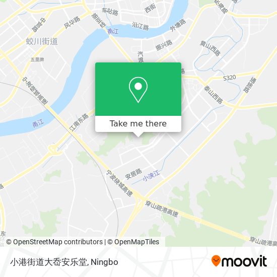小港街道大岙安乐堂 map
