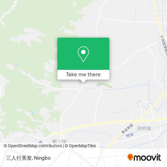 三人行美发 map