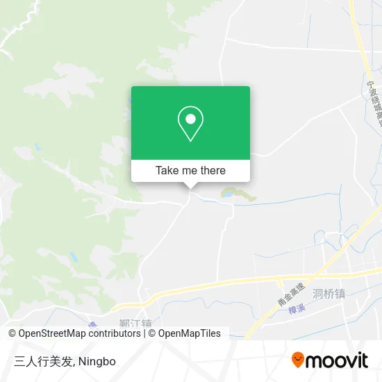 三人行美发 map