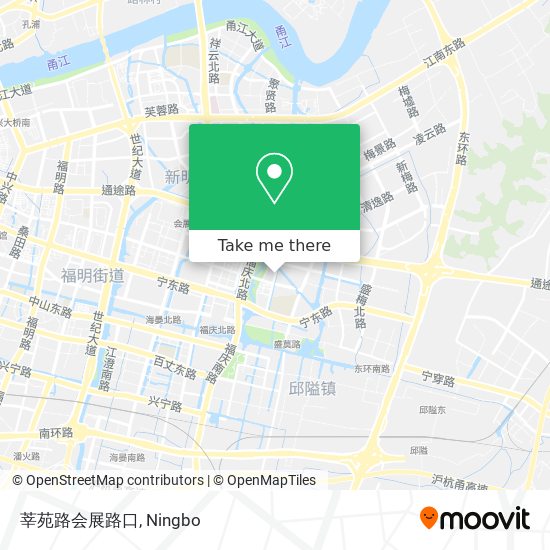 莘苑路会展路口 map