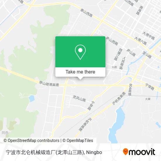 宁波市北仑机械锻造厂(龙潭山三路) map