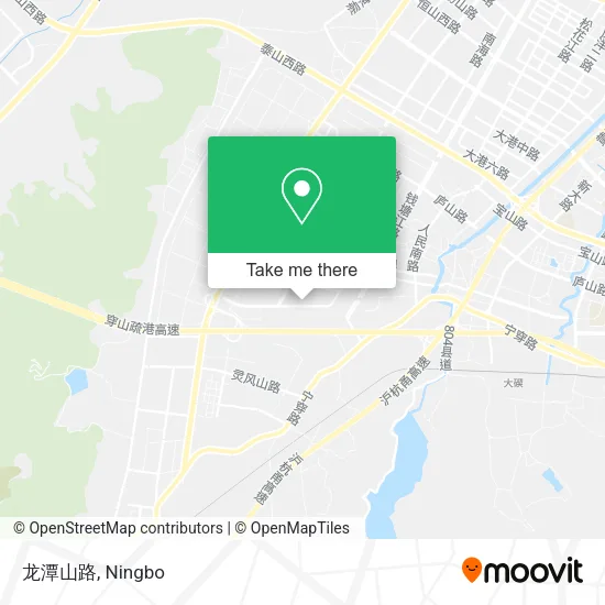 龙潭山路 map