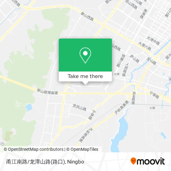 甬江南路/龙潭山路(路口) map