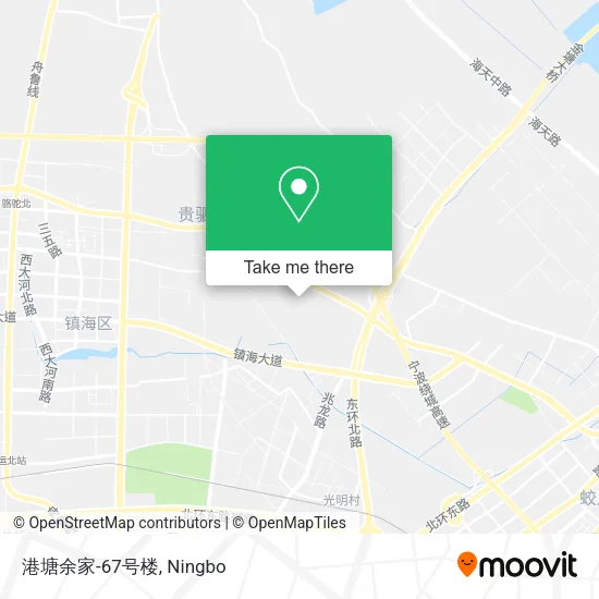 港塘余家-67号楼 map
