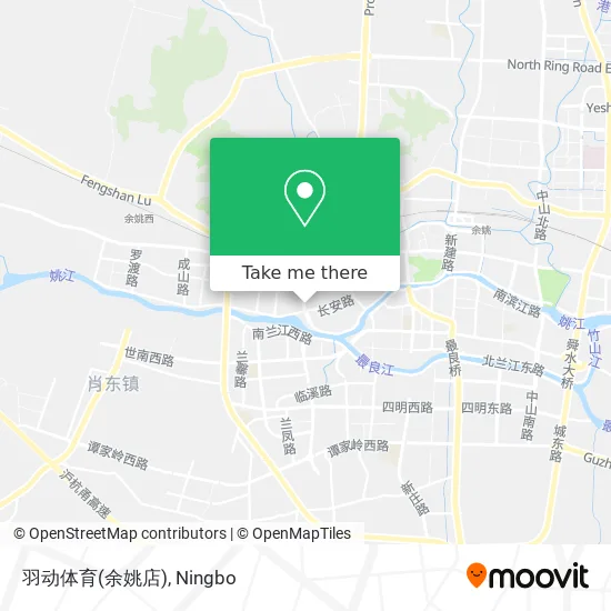 羽动体育(余姚店) map
