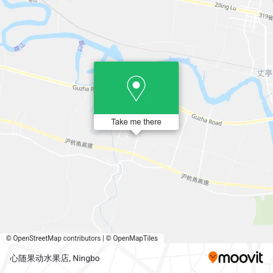 心随果动水果店 map