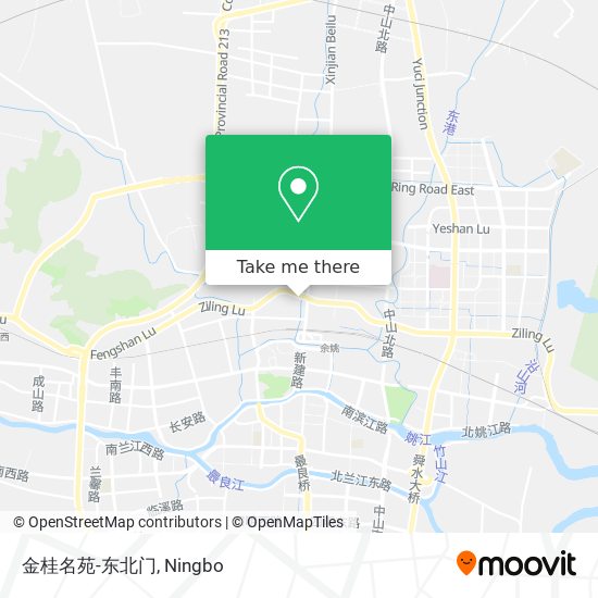 金桂名苑-东北门 map