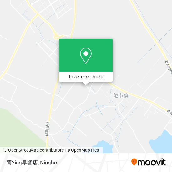 阿Ying早餐店 map