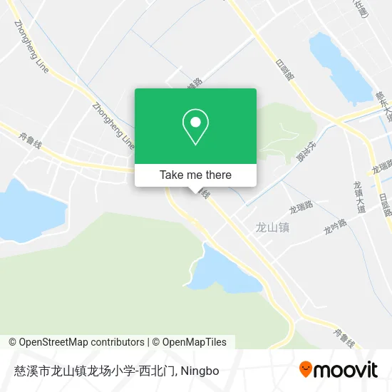 慈溪市龙山镇龙场小学-西北门 map