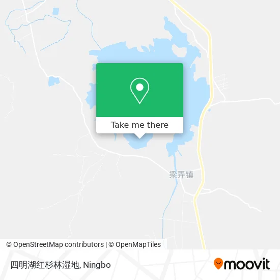 四明湖红杉林湿地 map