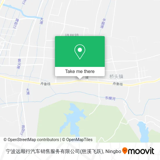 宁波远顺行汽车销售服务有限公司(慈溪飞跃) map