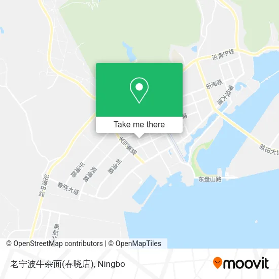 老宁波牛杂面(春晓店) map