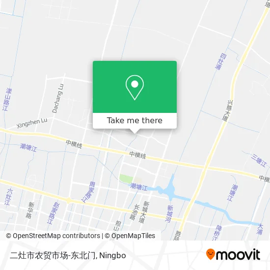二灶市农贸市场-东北门 map