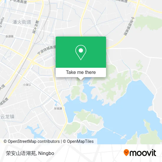 荣安山语湖苑 map