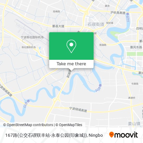 167路(公交石碶联丰站-永泰公园(印象城)) map
