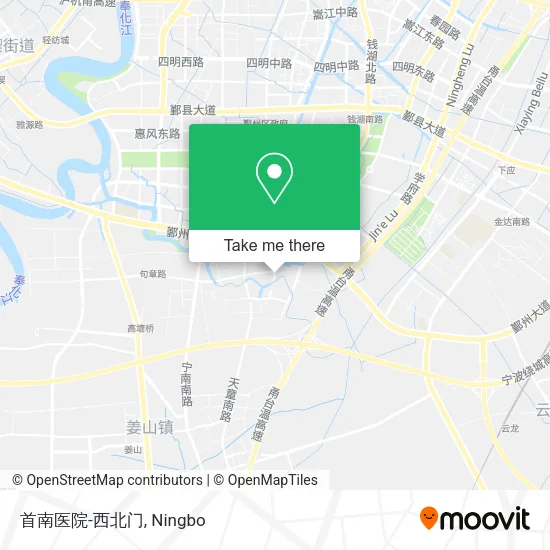 首南医院-西北门 map