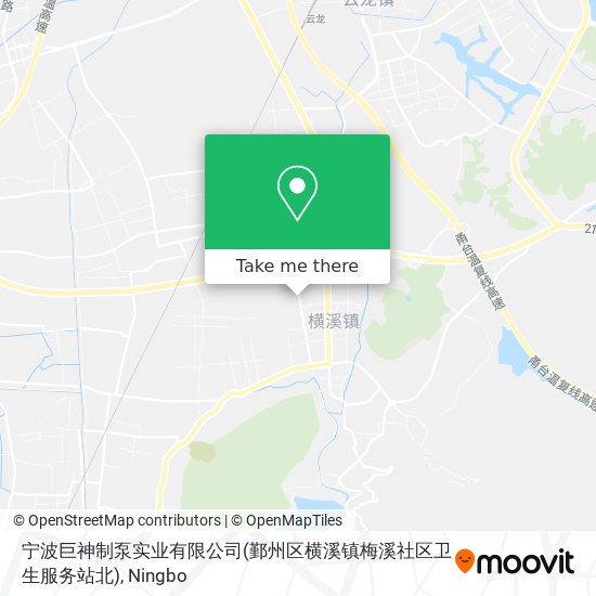 宁波巨神制泵实业有限公司(鄞州区横溪镇梅溪社区卫生服务站北) map