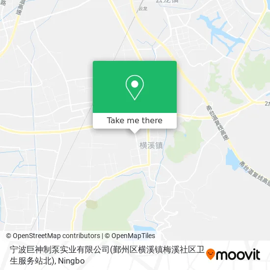 宁波巨神制泵实业有限公司(鄞州区横溪镇梅溪社区卫生服务站北) map