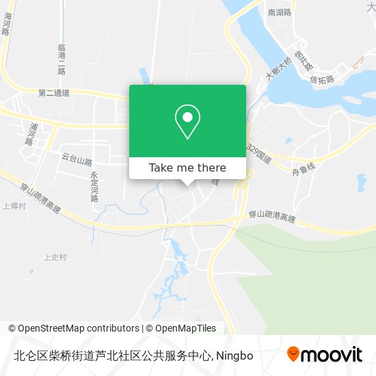 北仑区柴桥街道芦北社区公共服务中心 map