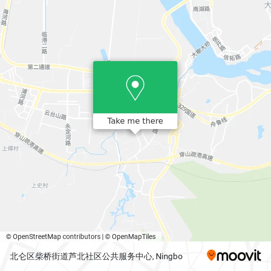 北仑区柴桥街道芦北社区公共服务中心 map