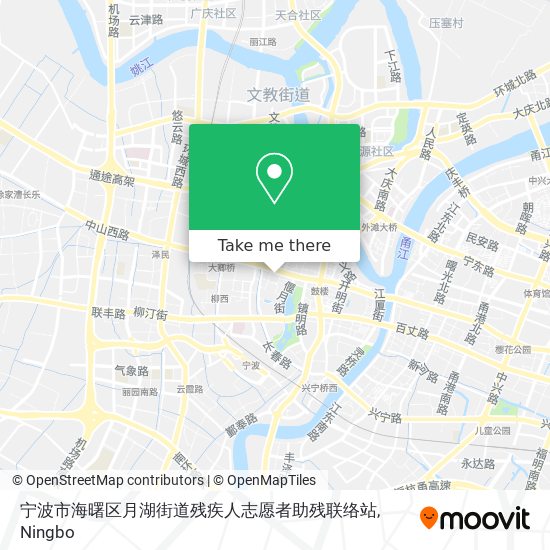 宁波市海曙区月湖街道残疾人志愿者助残联络站 map
