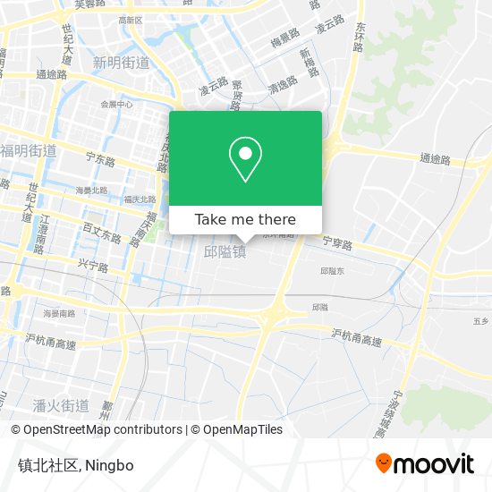 镇北社区 map