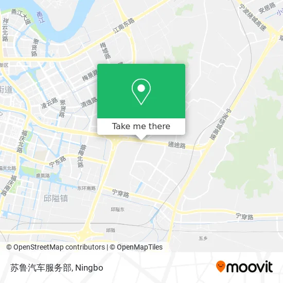苏鲁汽车服务部 map