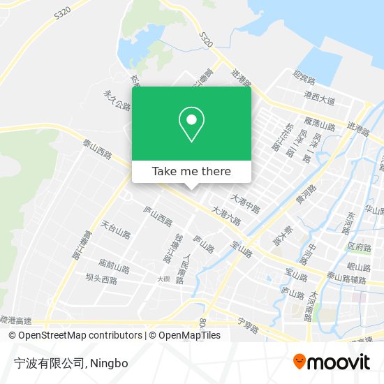 宁波有限公司 map