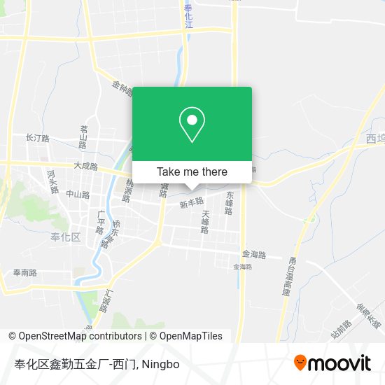 奉化区鑫勤五金厂-西门 map