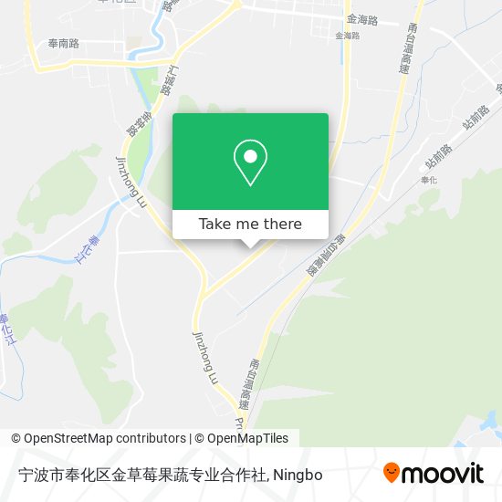 宁波市奉化区金草莓果蔬专业合作社 map