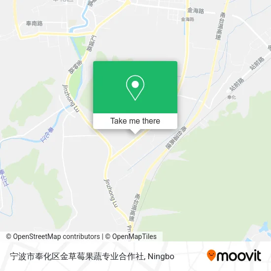 宁波市奉化区金草莓果蔬专业合作社 map