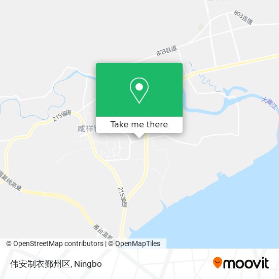 伟安制衣鄞州区 map