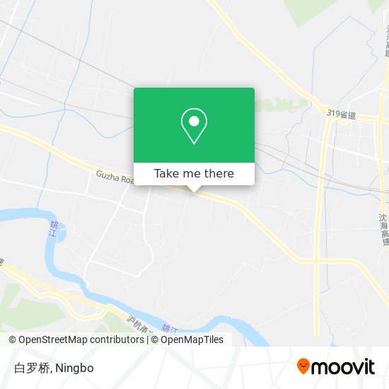白罗桥 map