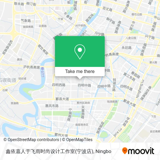 鑫依嘉人于飞雨时尚设计工作室(宁波店) map