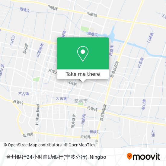 台州银行24小时自助银行(宁波分行) map