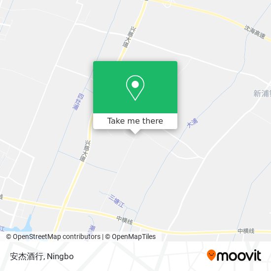 安杰酒行 map