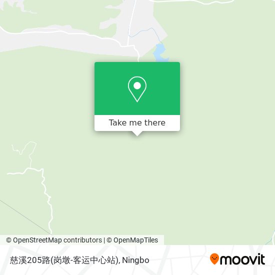 慈溪205路(岗墩-客运中心站) map