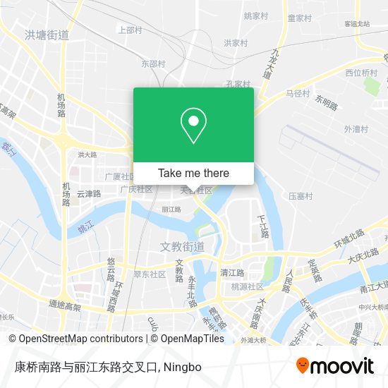 康桥南路与丽江东路交叉口 map