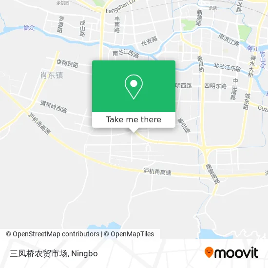 三凤桥农贸市场 map