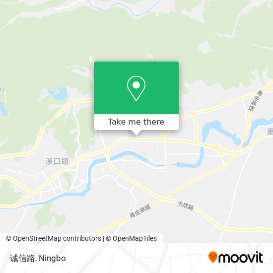 诚信路 map