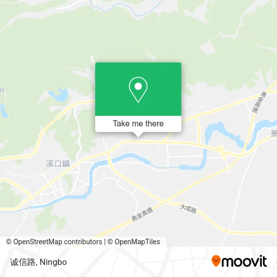 诚信路 map