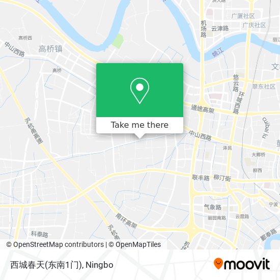 西城春天(东南1门) map