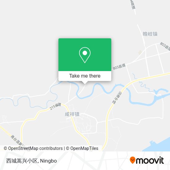 西城嵩兴小区 map